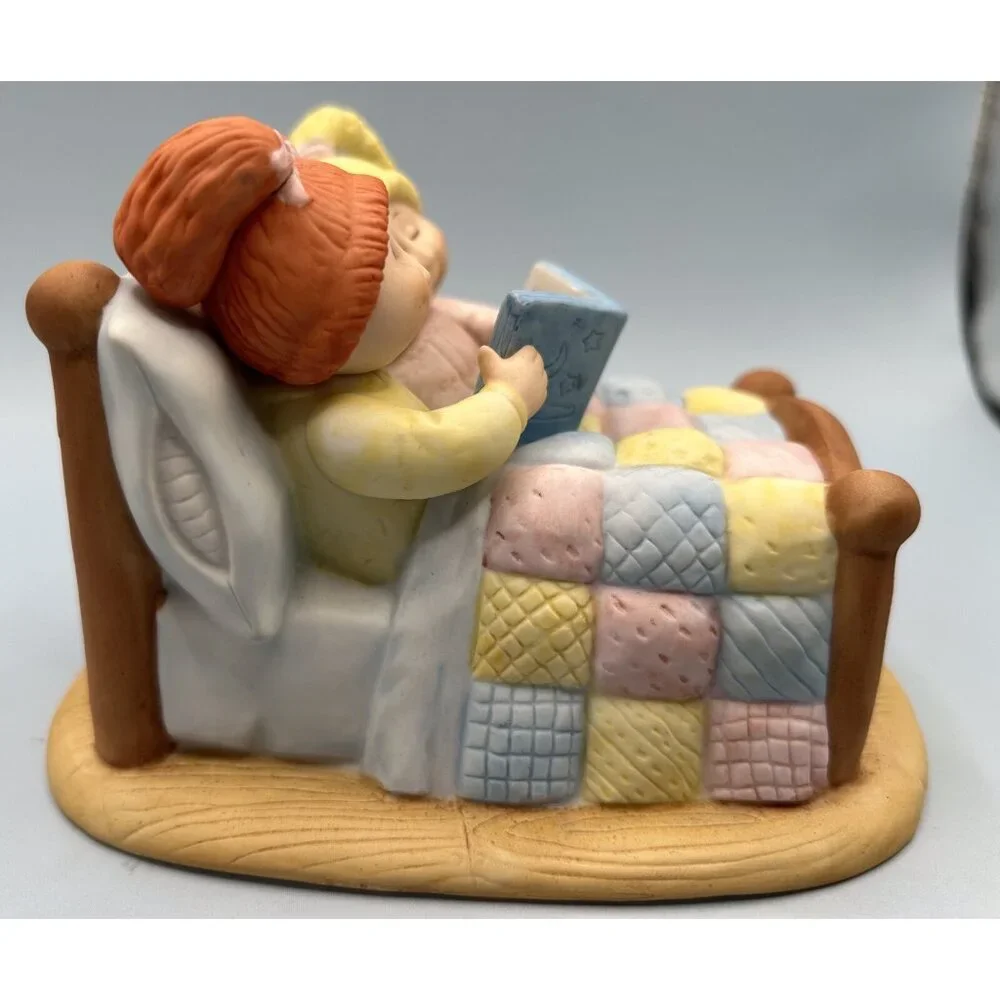 Bedtime Story Xavier Roberts Cabbage Patch Dolls Kids Figurine Porcelain 1984 - Picture 5 of 8